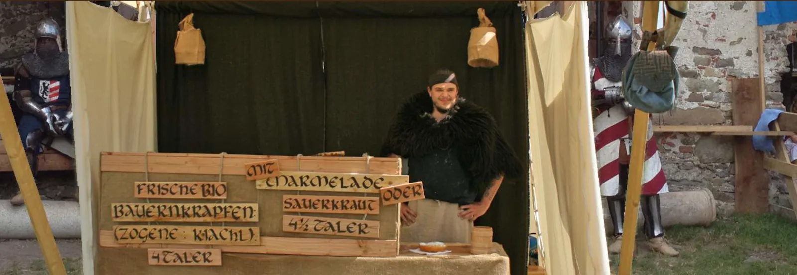 Sternen-Staub Bauernkrapfen Banner